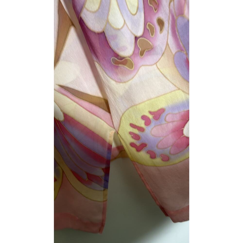 Women’s Sheer Kimono Cover Up Lot 2 Draper’s Studio Floral Plus Size Open Front - Picture 10 of 13